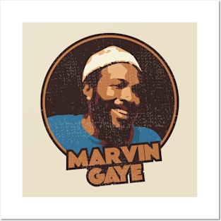 Marvin Gaye // 70s Style Fan Design Posters and Art